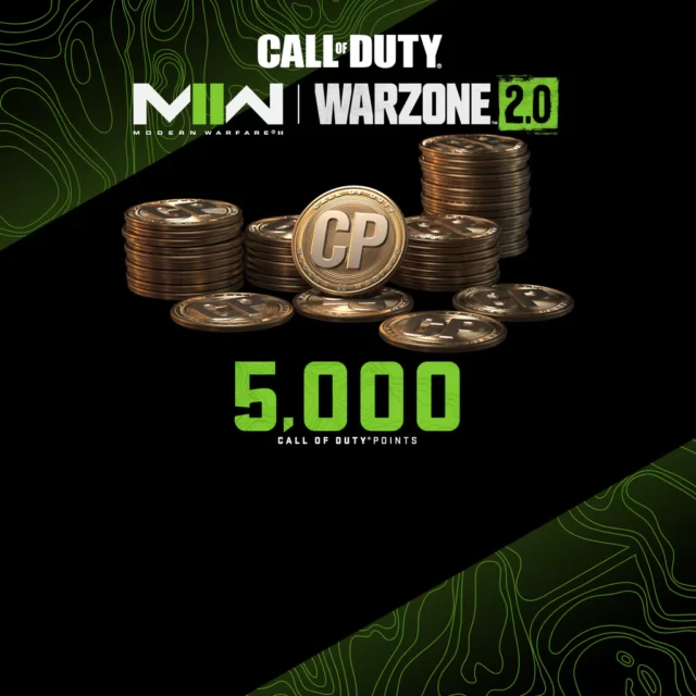 5,000 Modern Warfare II or Call of Duty Warzone 2.0 Points - 5000 CP